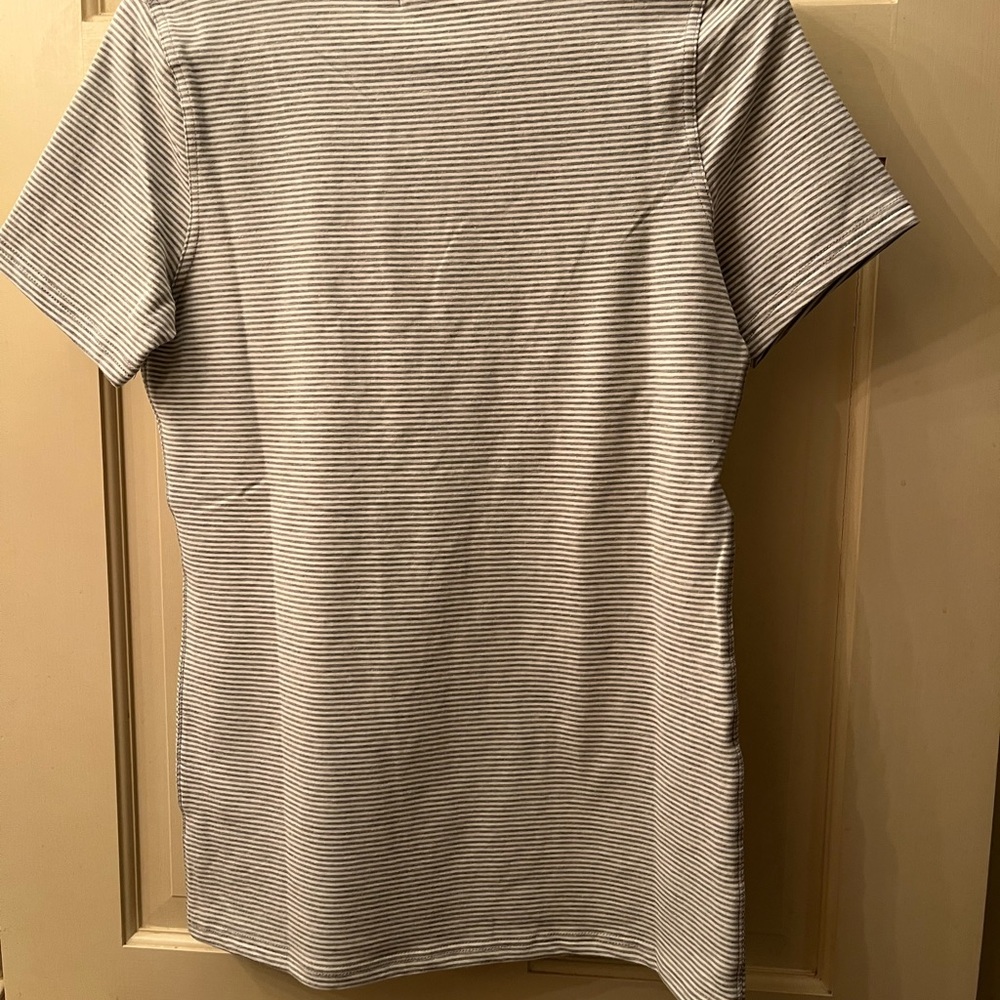 & white and gray stripes